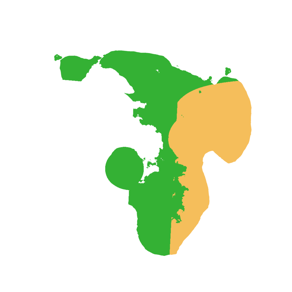 Biome Rust Map: Procedural Map, Size: 2000, Seed: 1964600633