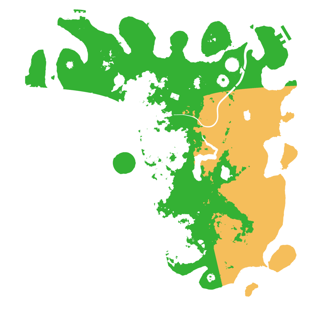 Biome Rust Map: Procedural Map, Size: 4000, Seed: 199597504