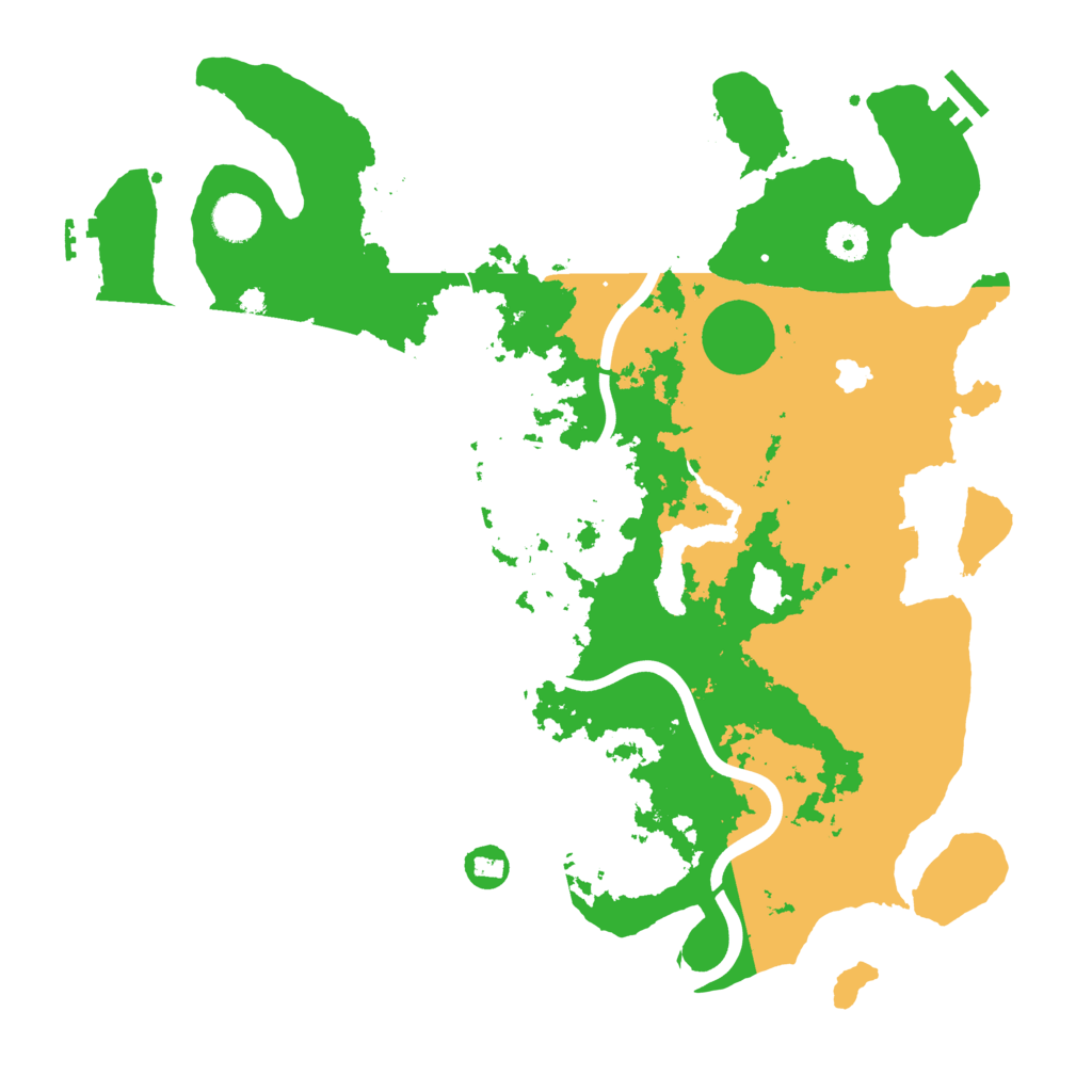 Biome Rust Map: Procedural Map, Size: 4000, Seed: 199597504