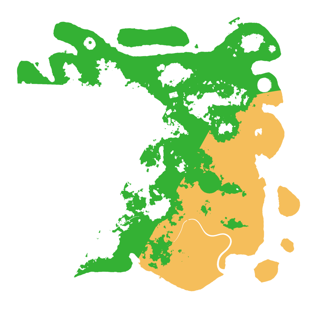 Biome Rust Map: Procedural Map, Size: 4000, Seed: 15844