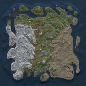 Thumbnail Rust Map: Procedural Map, Size: 4250, Seed: 865431867, 18 Monuments