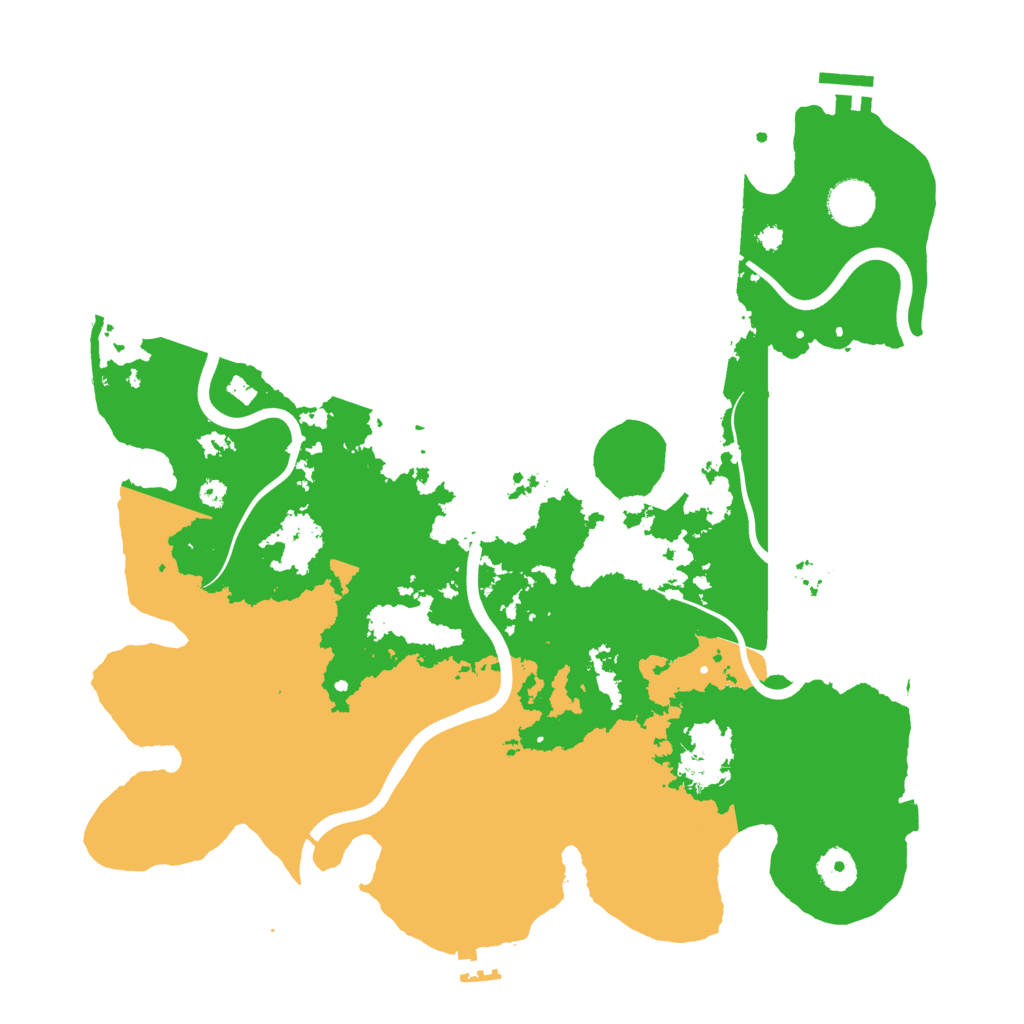 Biome Rust Map: Procedural Map, Size: 3800, Seed: 901907313