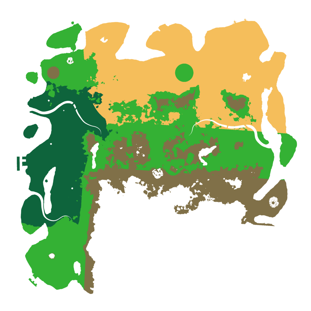 Biome Rust Map: Procedural Map, Size: 4500, Seed: 482225013