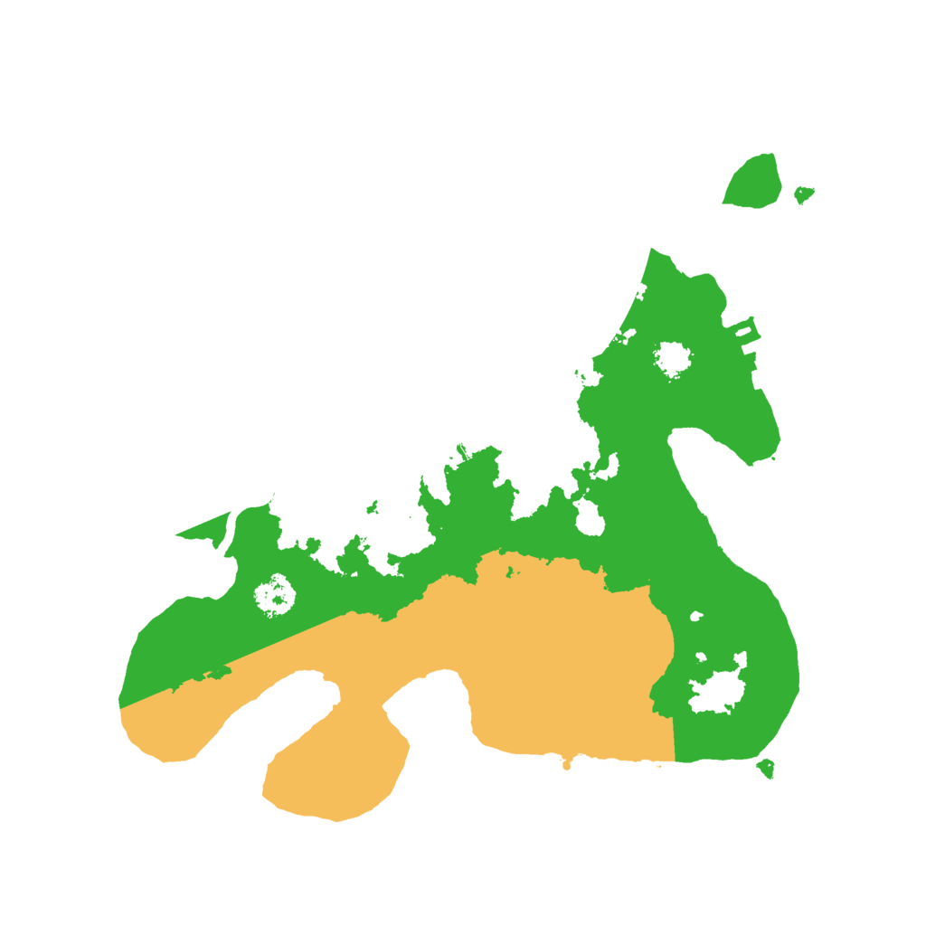 Biome Rust Map: Procedural Map, Size: 2400, Seed: 414