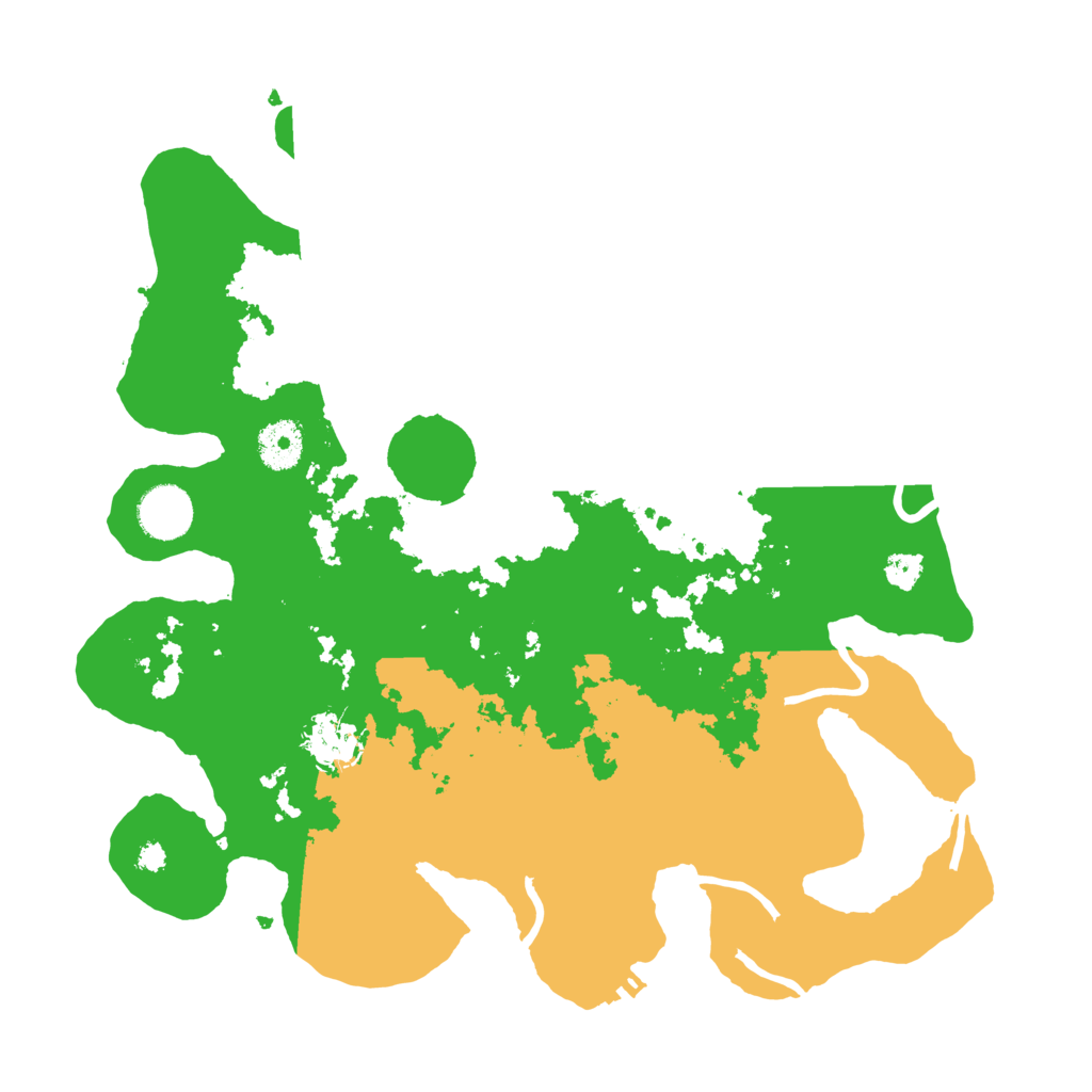 Biome Rust Map: Procedural Map, Size: 3500, Seed: 758939384