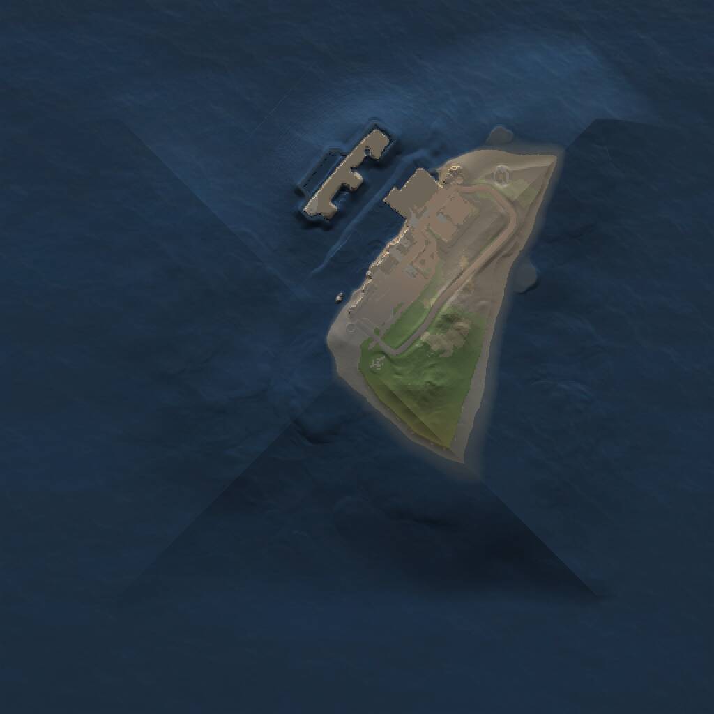 Rust Map: Procedural Map, Size: 1000, Seed: 545452424, 2 Monuments