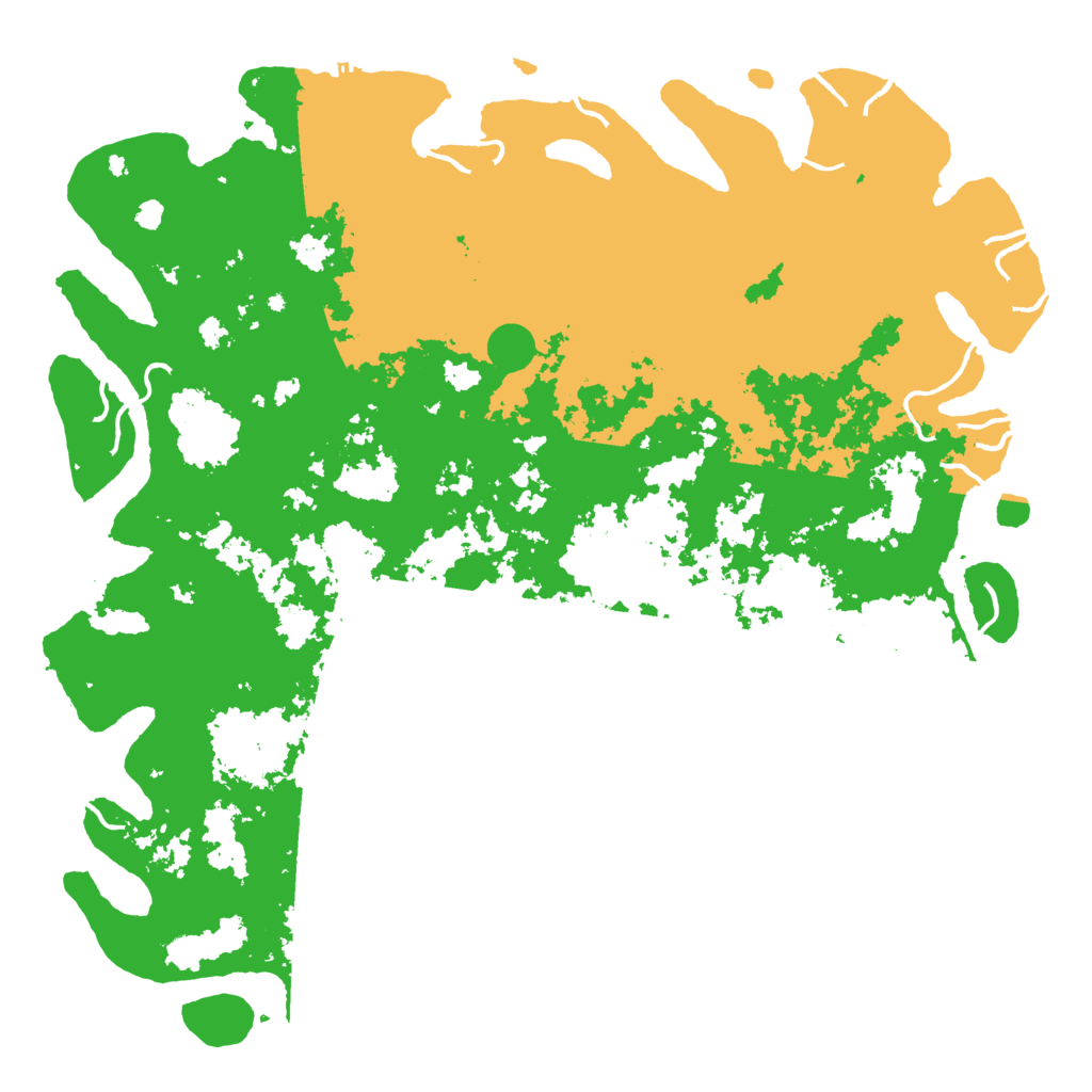 Biome Rust Map: Procedural Map, Size: 6000, Seed: 92942758