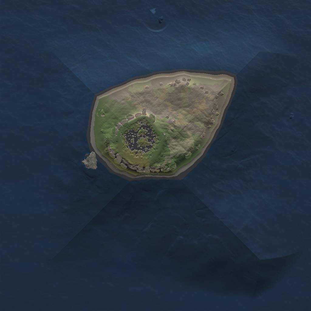 Rust Map: Procedural Map, Size: 1000, Seed: 136964274, 3 Monuments