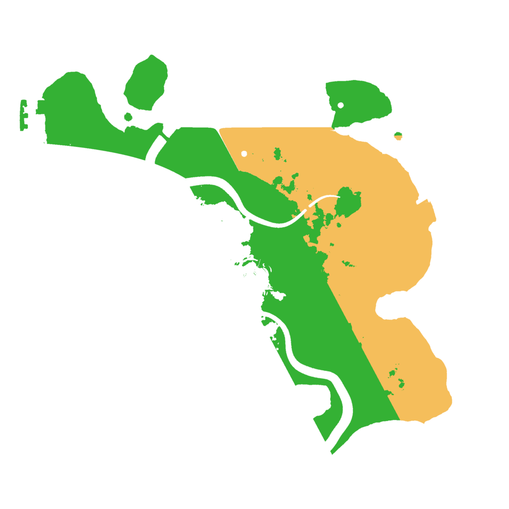 Biome Rust Map: Procedural Map, Size: 2500, Seed: 1612831801