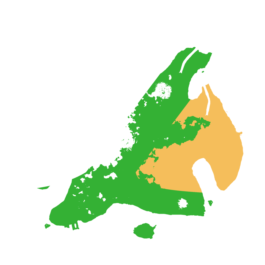 Biome Rust Map: Procedural Map, Size: 2500, Seed: 797364641
