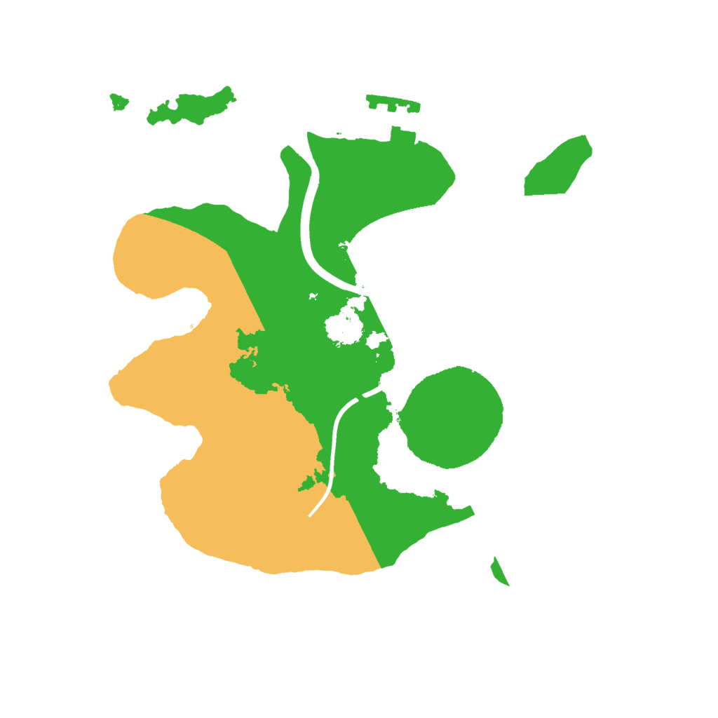Biome Rust Map: Procedural Map, Size: 2000, Seed: 1355873367