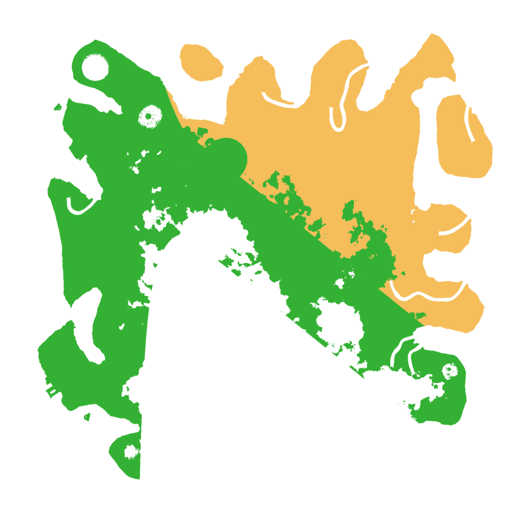 Biome Rust Map: Procedural Map, Size: 3500, Seed: 2000398643