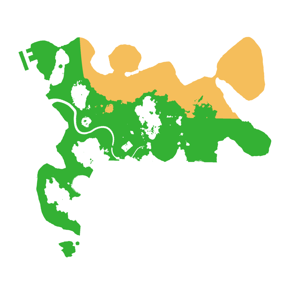 Biome Rust Map: Procedural Map, Size: 3000, Seed: 162534