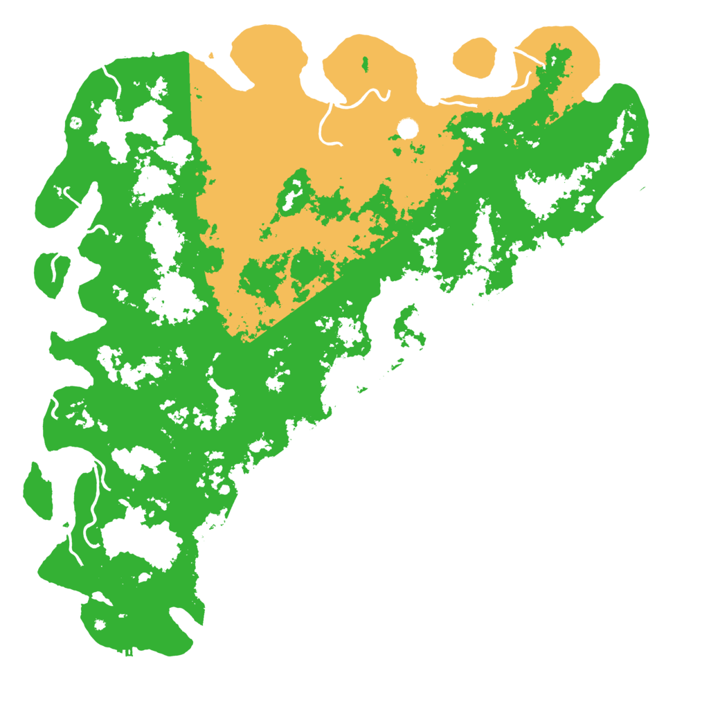 Biome Rust Map: Procedural Map, Size: 6000, Seed: 18676009