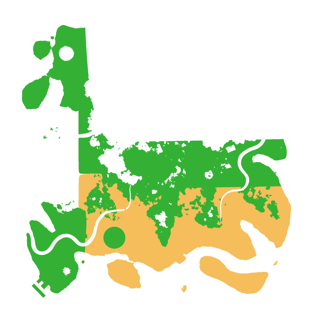 Biome Rust Map: Procedural Map, Size: 3800, Seed: 968908327