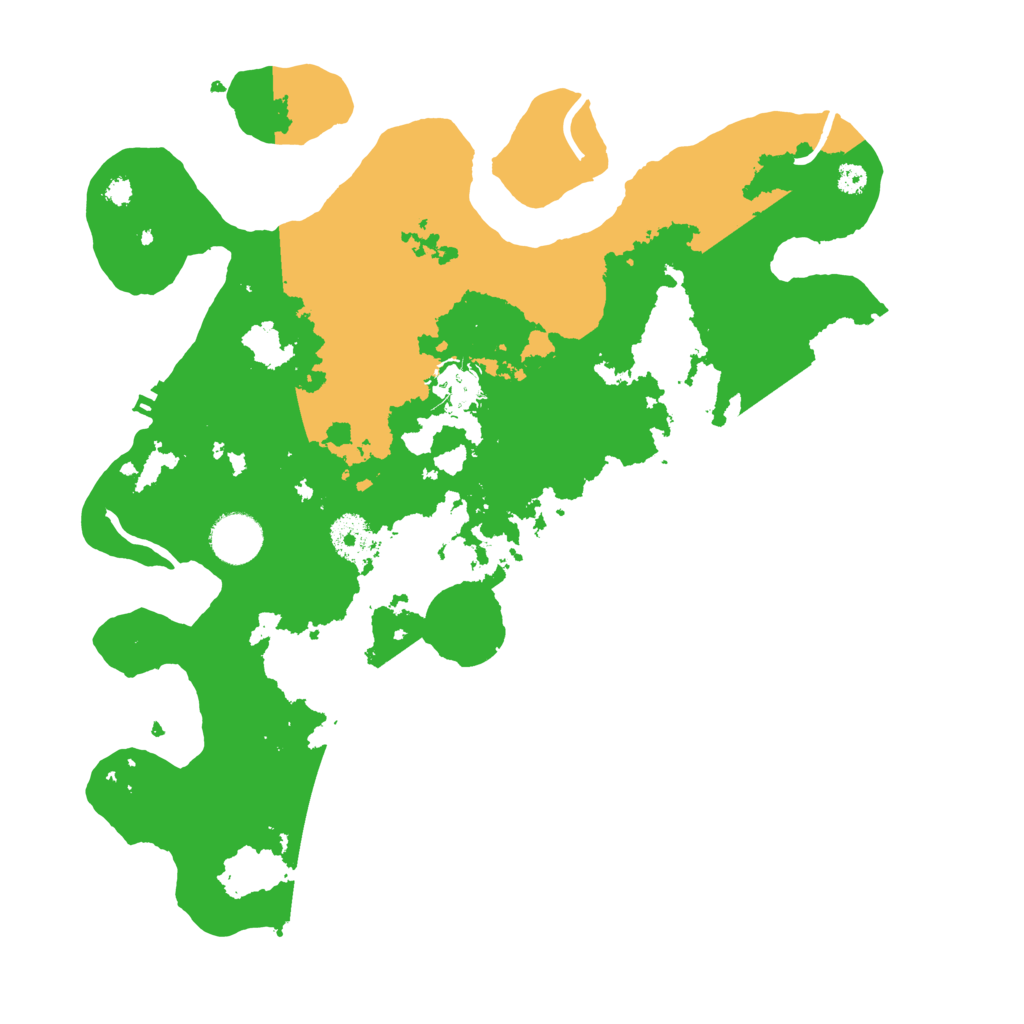 Biome Rust Map: Procedural Map, Size: 3500, Seed: 1520074965