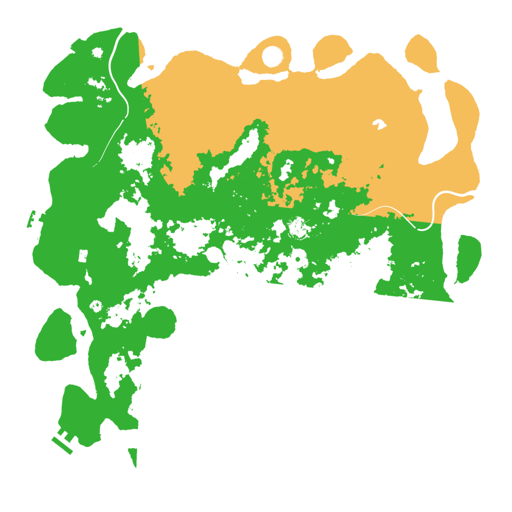 Biome Rust Map: Procedural Map, Size: 4300, Seed: 1018737880