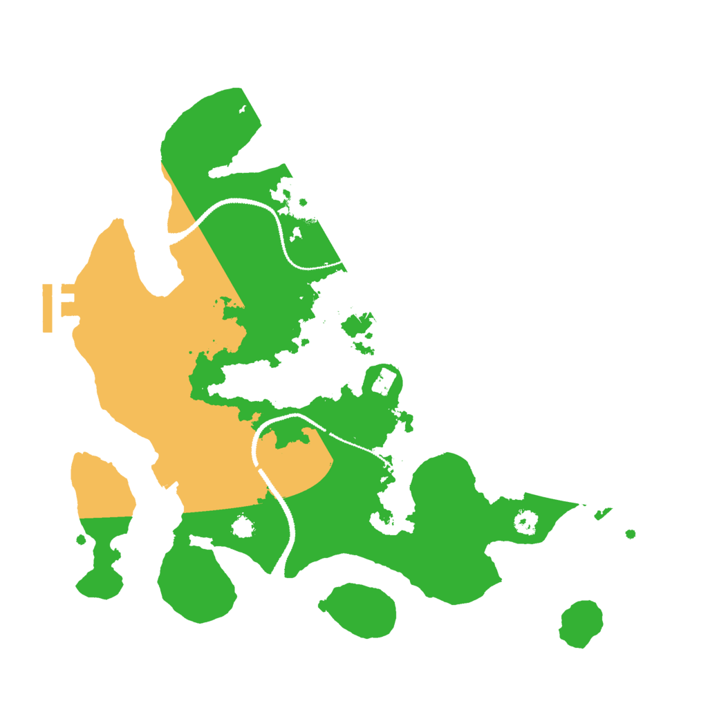 Biome Rust Map: Procedural Map, Size: 2950, Seed: 73625
