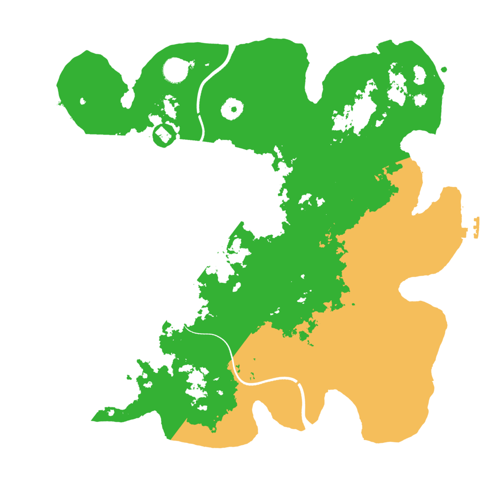 Biome Rust Map: Procedural Map, Size: 3500, Seed: 1773093400