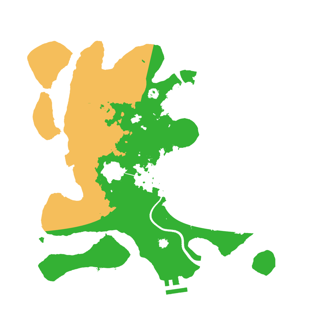 Biome Rust Map: Procedural Map, Size: 3000, Seed: 6751420