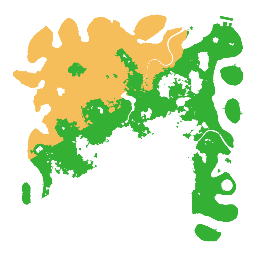 Biome Rust Map: Procedural Map, Size: 4050, Seed: 303538645