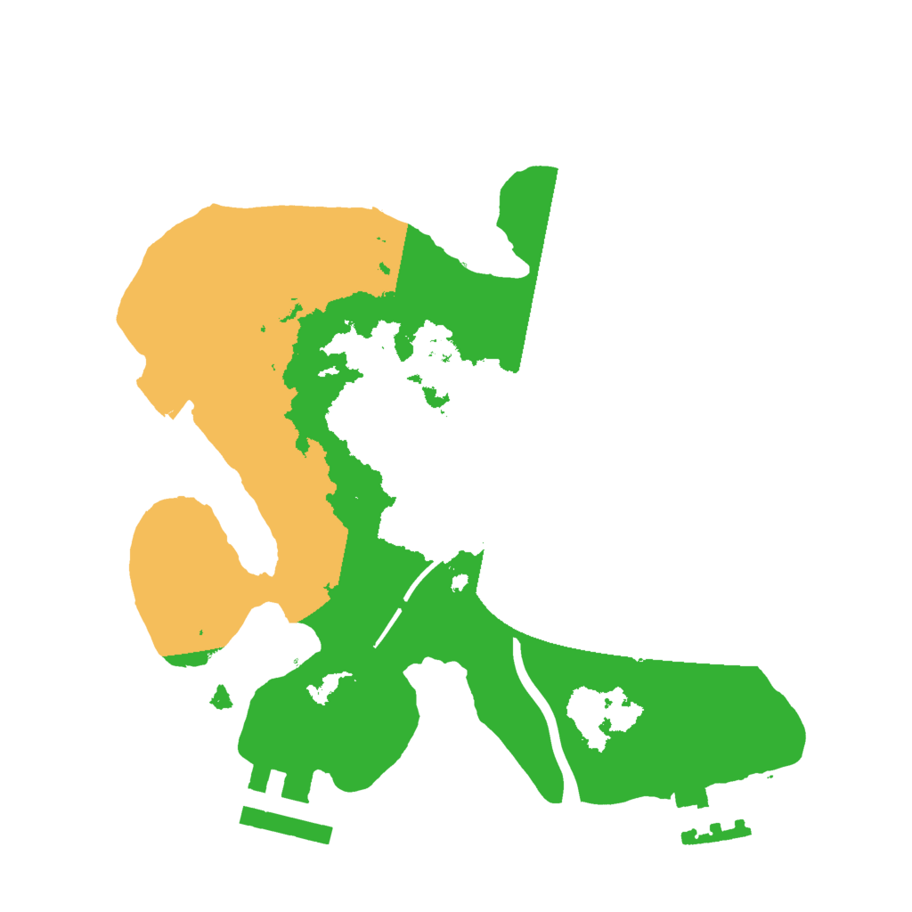 Biome Rust Map: Procedural Map, Size: 2000, Seed: 947084368