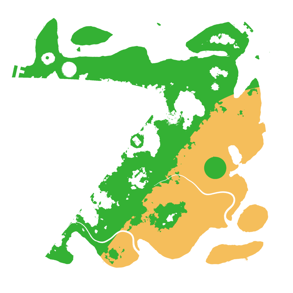 Biome Rust Map: Procedural Map, Size: 3500, Seed: 1913889957