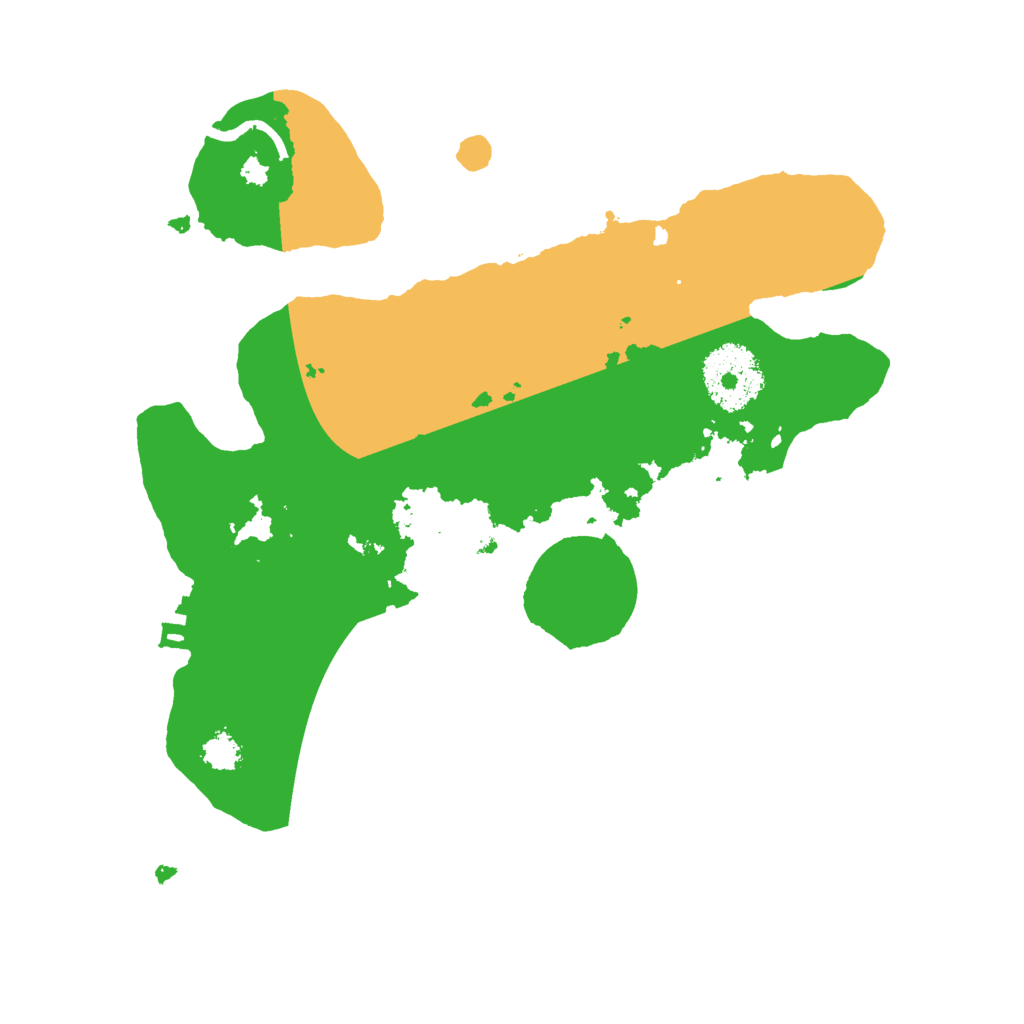 Biome Rust Map: Procedural Map, Size: 2500, Seed: 71188