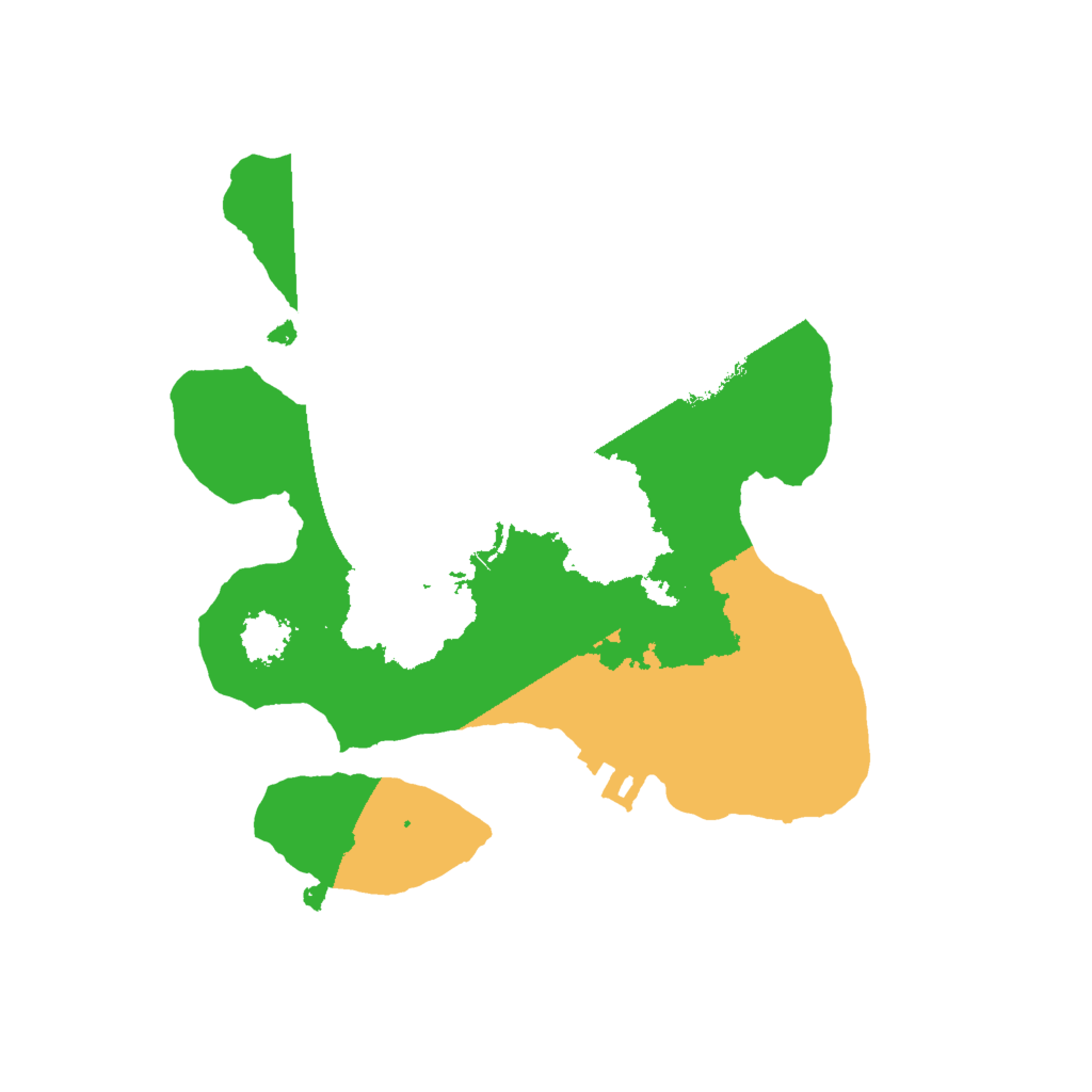 Biome Rust Map: Procedural Map, Size: 2000, Seed: 115390315