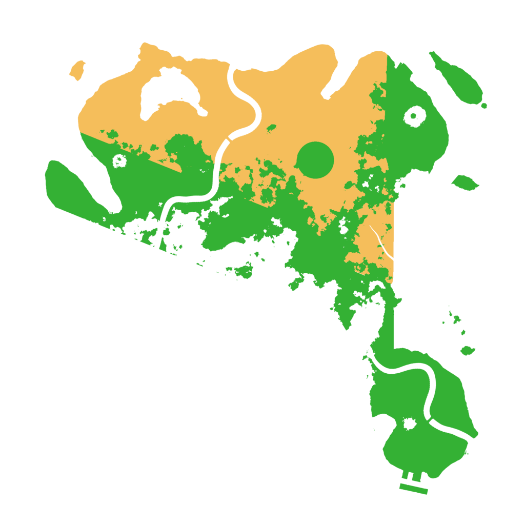 Biome Rust Map: Procedural Map, Size: 3750, Seed: 780218349