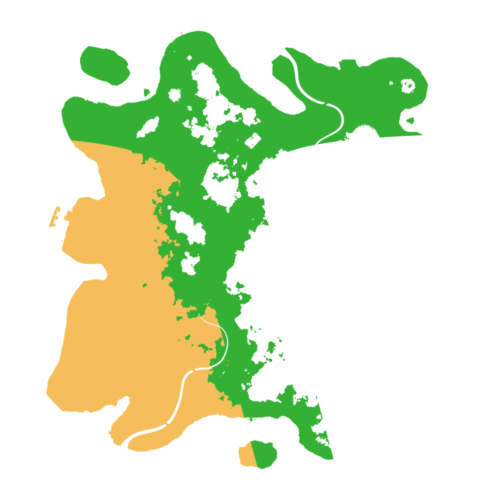 Biome Rust Map: Procedural Map, Size: 3500, Seed: 10032023