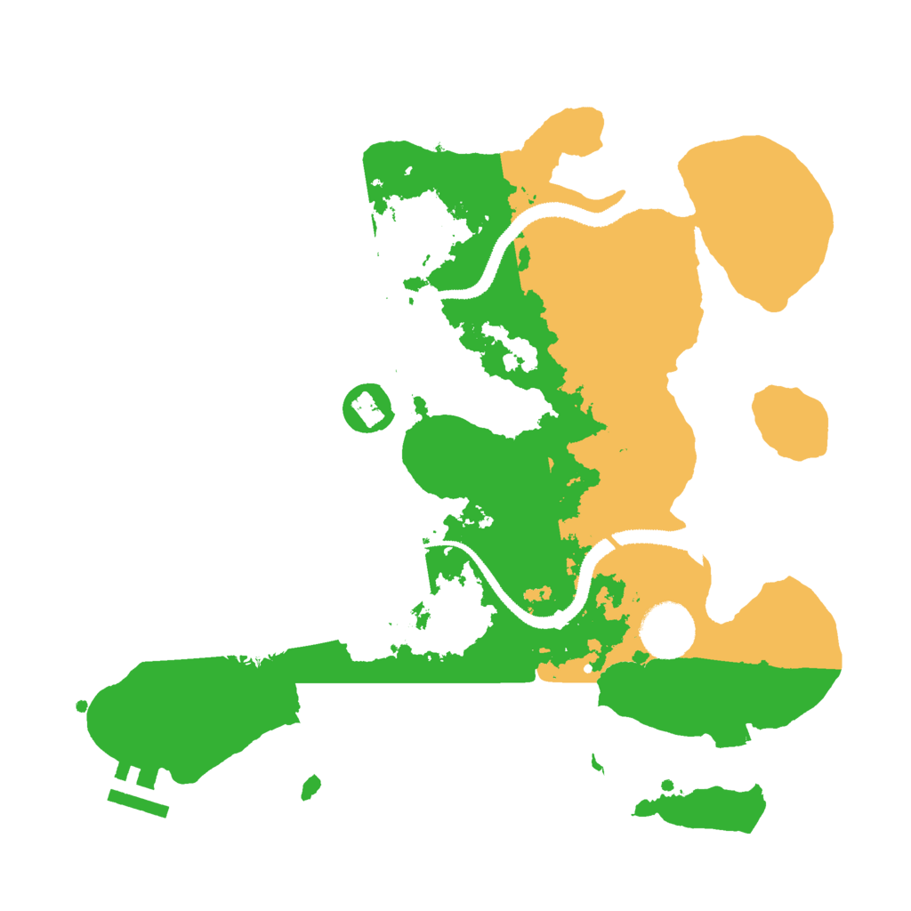Biome Rust Map: Procedural Map, Size: 3000, Seed: 180323