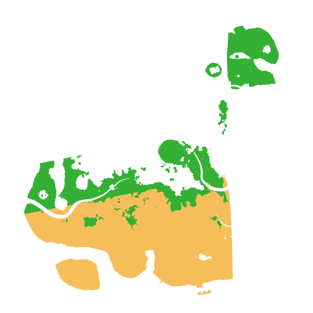 Biome Rust Map: Procedural Map, Size: 3500, Seed: 1430105748