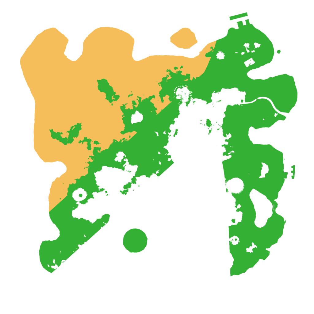 Biome Rust Map: Procedural Map, Size: 3500, Seed: 585882941