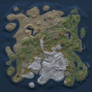 Thumbnail Rust Map: Procedural Map, Size: 4000, Seed: 234018869, 15 Monuments