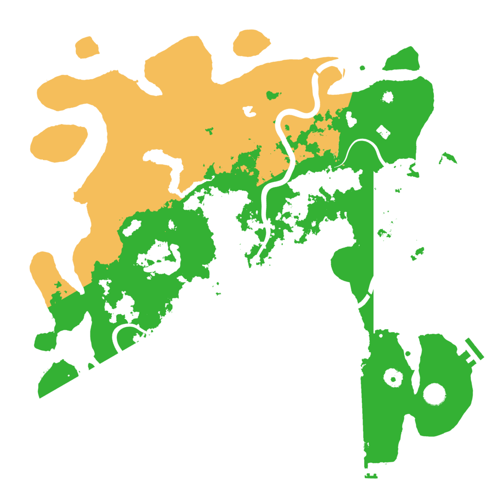 Biome Rust Map: Procedural Map, Size: 4000, Seed: 234018869