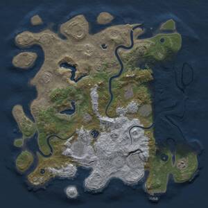 Thumbnail Rust Map: Procedural Map, Size: 4000, Seed: 234018869, 14 Monuments