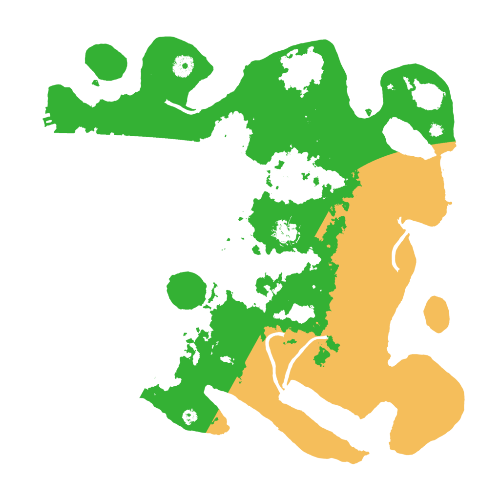 Biome Rust Map: Procedural Map, Size: 3500, Seed: 170025283