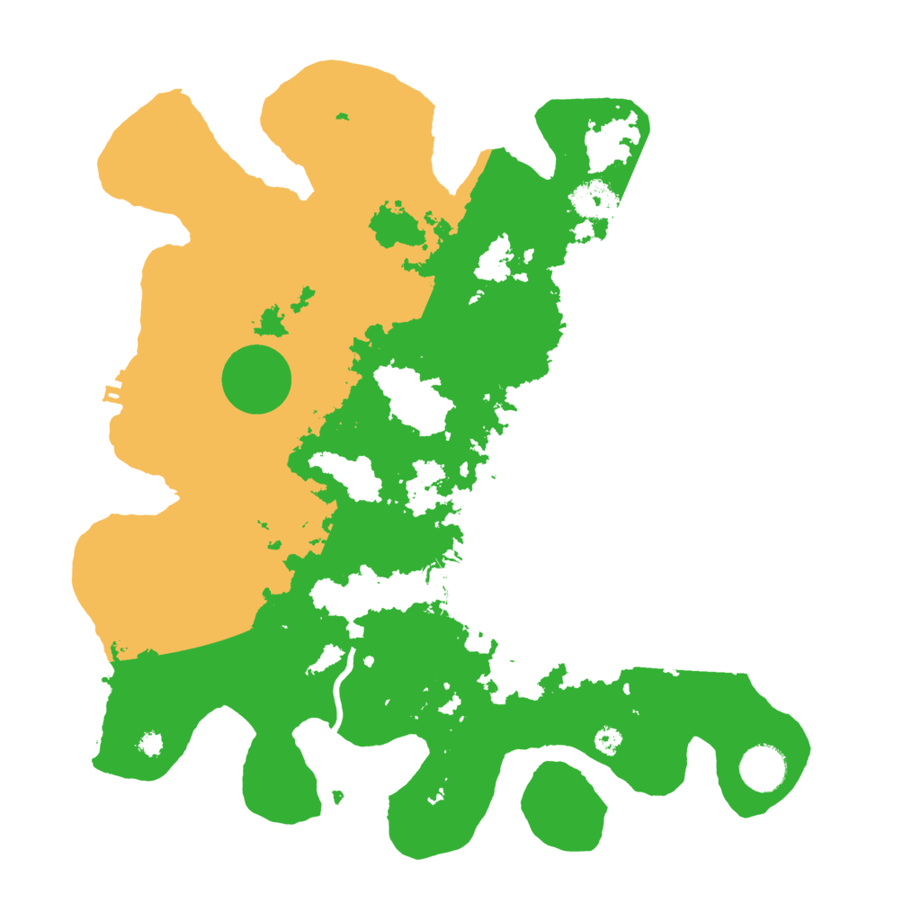 Biome Rust Map: Procedural Map, Size: 3500, Seed: 7497421