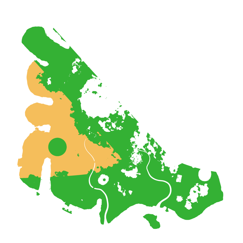 Biome Rust Map: Procedural Map, Size: 3500, Seed: 1808678162