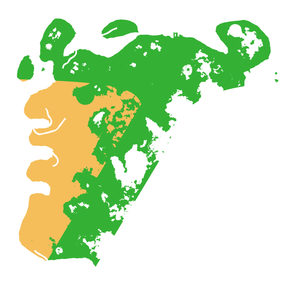 Biome Rust Map: Procedural Map, Size: 4300, Seed: 27053252
