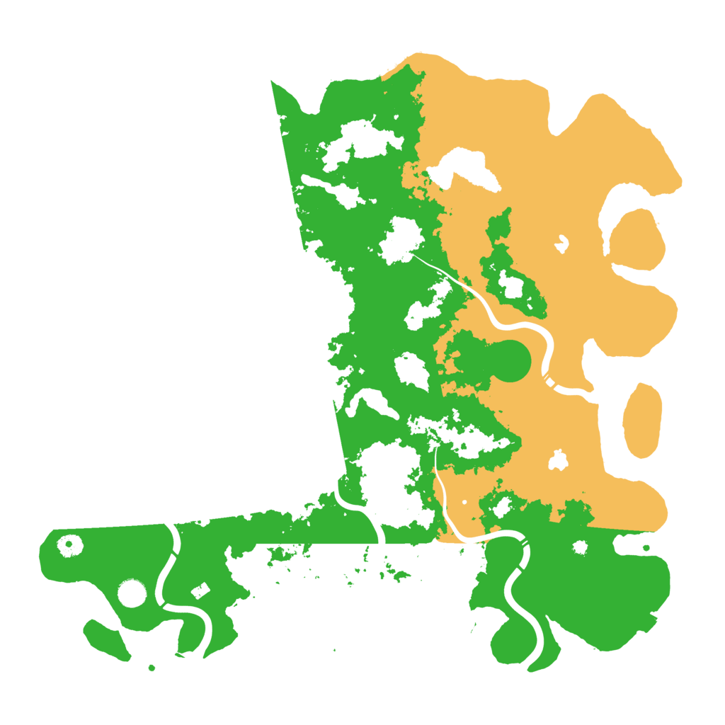 Biome Rust Map: Procedural Map, Size: 4500, Seed: 1709234325