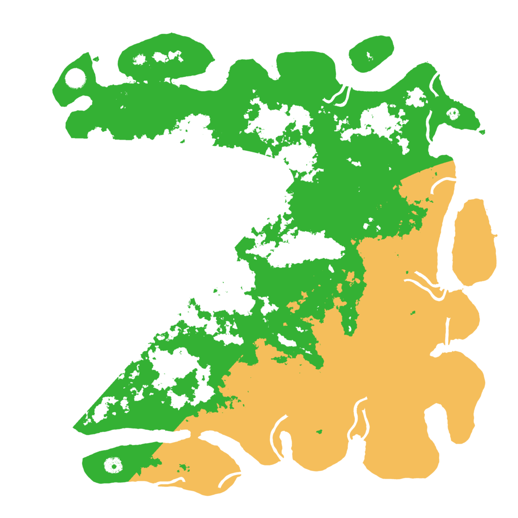 Biome Rust Map: Procedural Map, Size: 4500, Seed: 1821175253