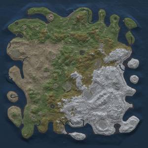 Thumbnail Rust Map: Procedural Map, Size: 4700, Seed: 69420, 18 Monuments