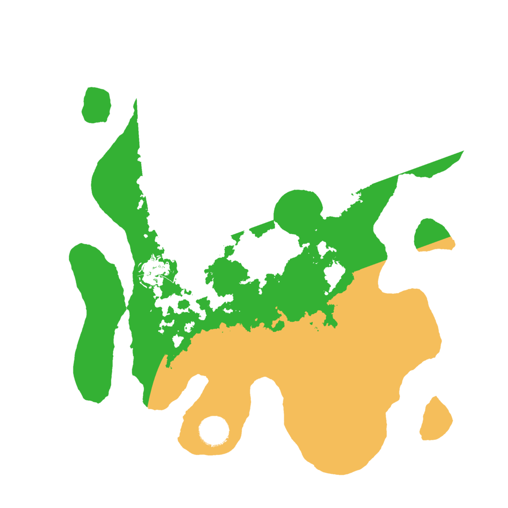 Biome Rust Map: Barren, Size: 3000, Seed: 897470952