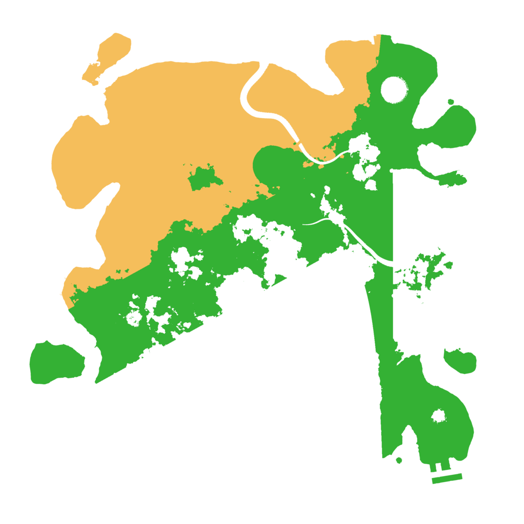 Biome Rust Map: Procedural Map, Size: 3500, Seed: 1454009964