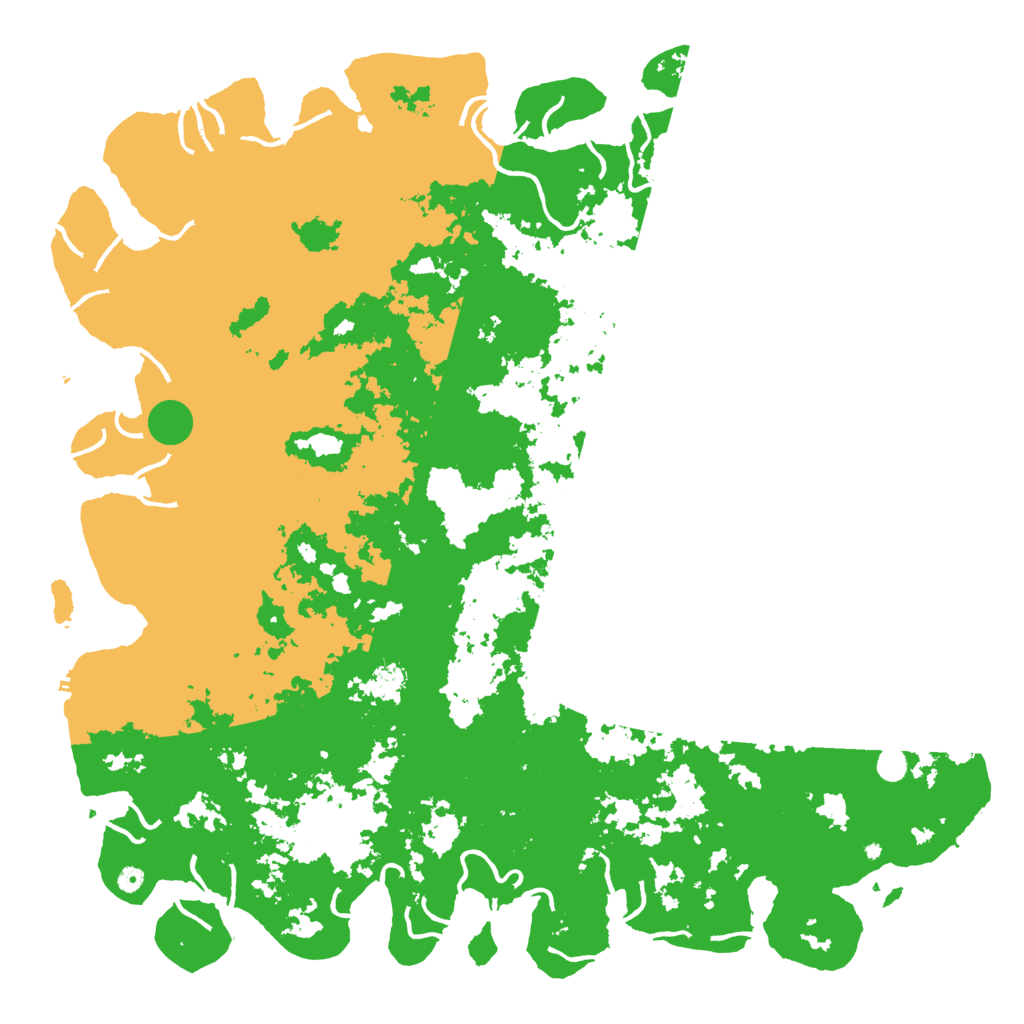 Biome Rust Map: Procedural Map, Size: 6000, Seed: 1829359859