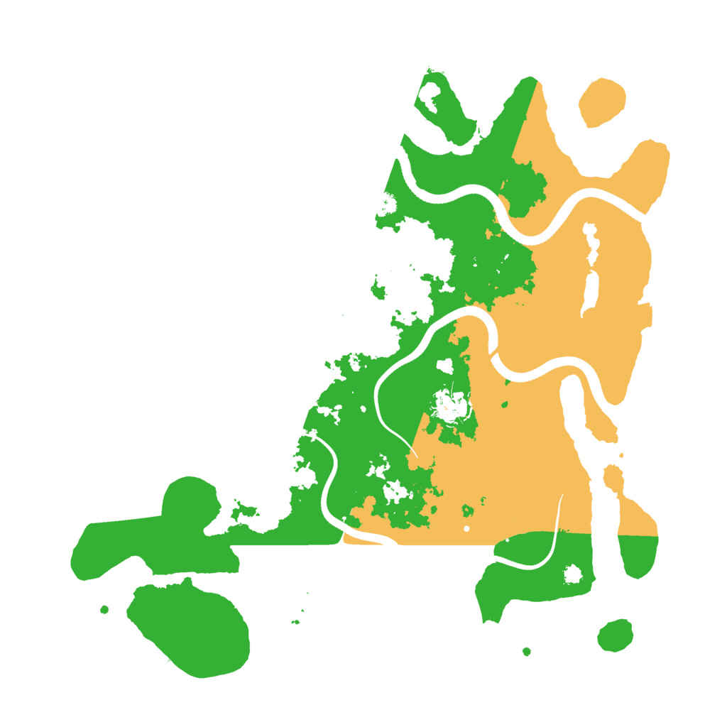 Biome Rust Map: Procedural Map, Size: 3500, Seed: 992758363