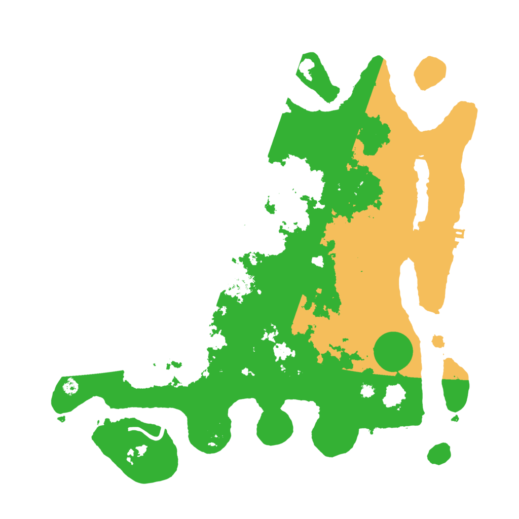 Biome Rust Map: Procedural Map, Size: 3500, Seed: 992758363