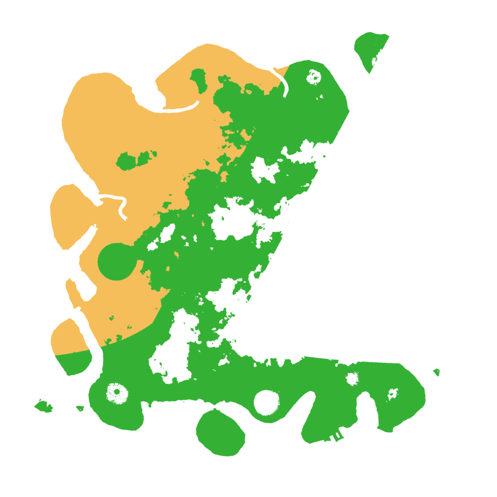 Biome Rust Map: Procedural Map, Size: 3500, Seed: 604989515